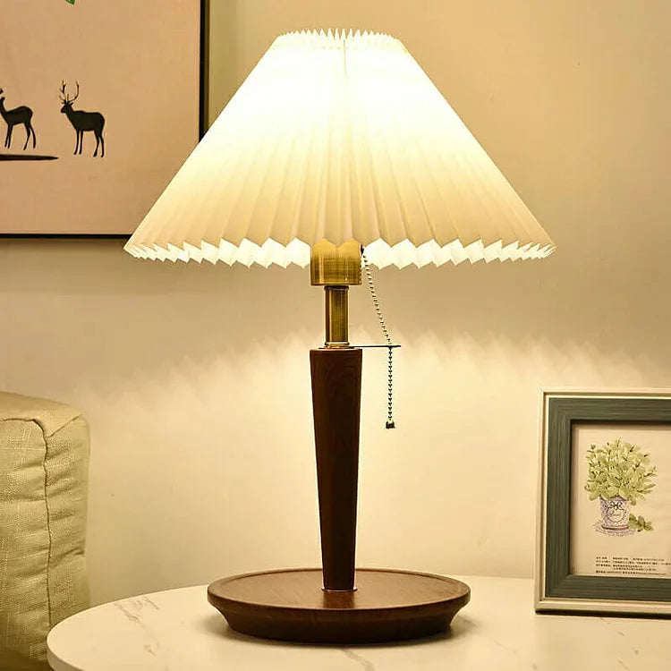 Traditional Wooden Folding Lamp