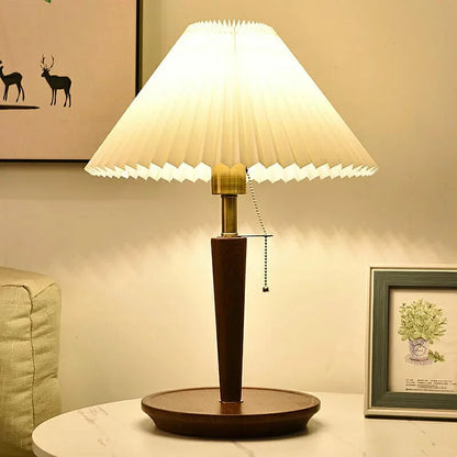 Traditional Wooden Folding Lamp
