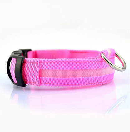 Glowing Rechargeable Pet Collar with LED Light