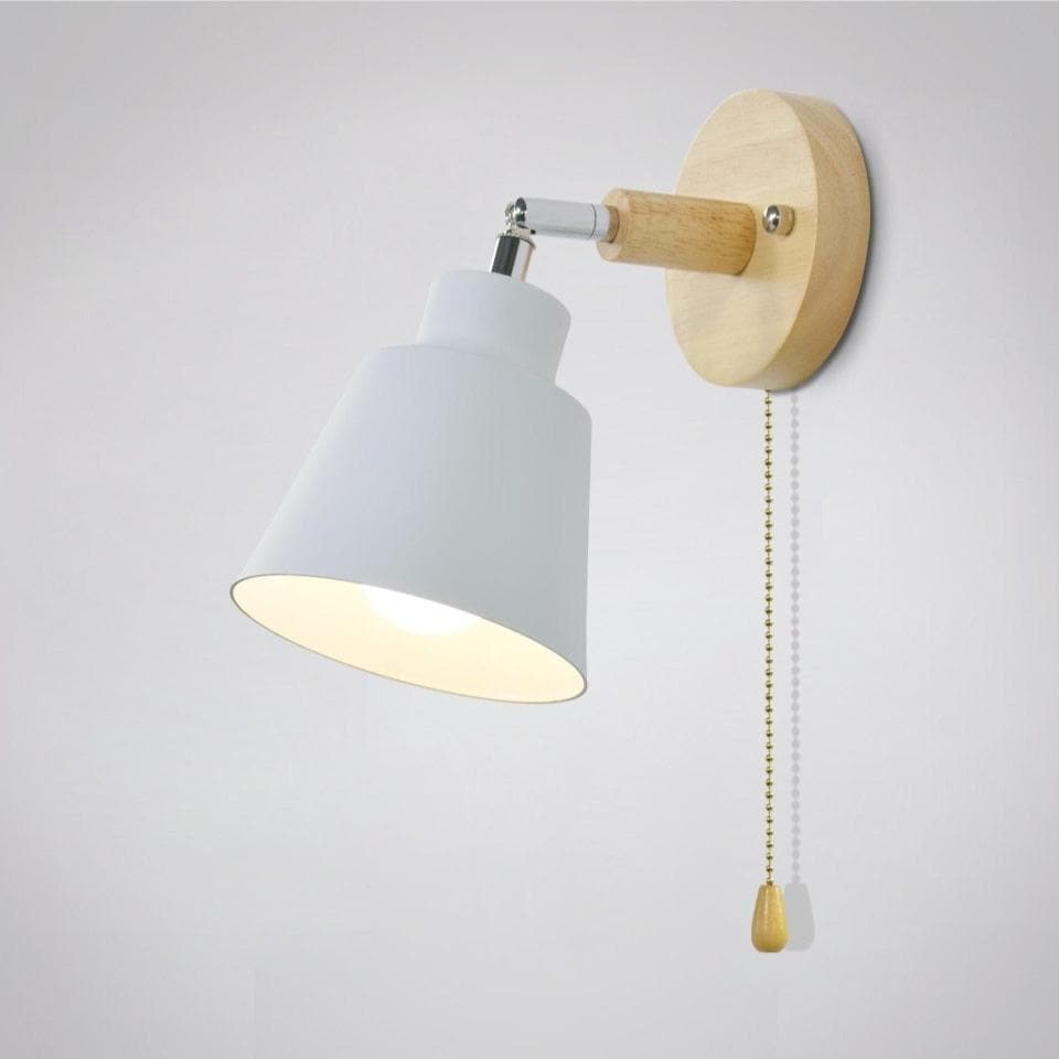 Swivel Wall Light with Pull Chain Switch