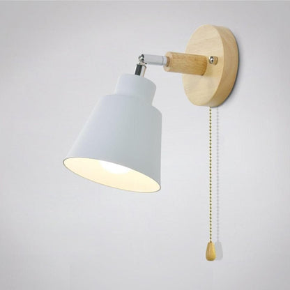 Swivel Wall Light with Pull Chain Switch