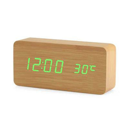 Sleek Digital LED Wake Up Clock