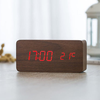 Sleek Digital LED Wake Up Clock