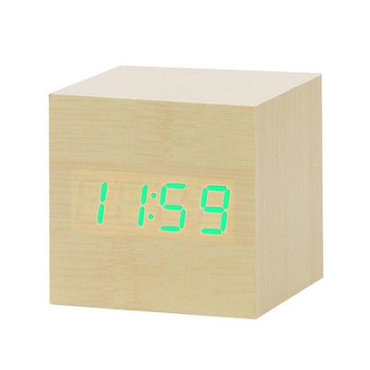 Compact Smart LED Alarm Clock with Clear Voice Display