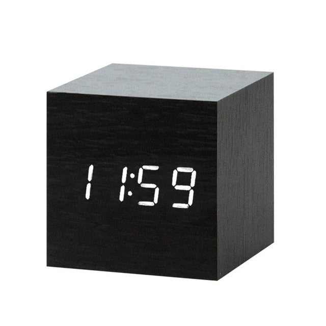 Sleek Digital LED Wake Up Clock