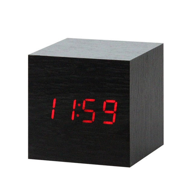 Sleek Digital LED Wake Up Clock