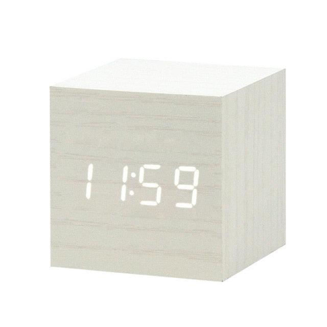 Sleek Digital LED Wake Up Clock