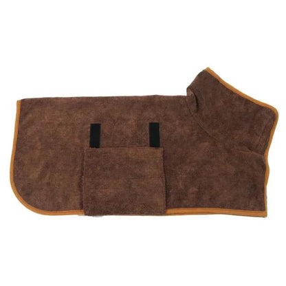 Cozy Pet Robe for Dogs - Soft Quick-Dry Dog Bathrobe