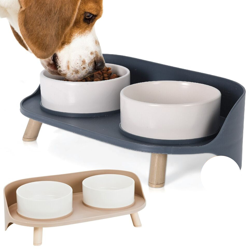 Large Dog Raised Feeder with Anti-Slip Bottom - Glamry