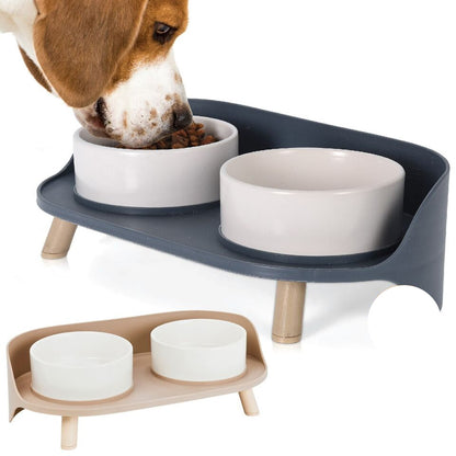 Large Dog Raised Feeder with Anti-Slip Bottom - Glamry