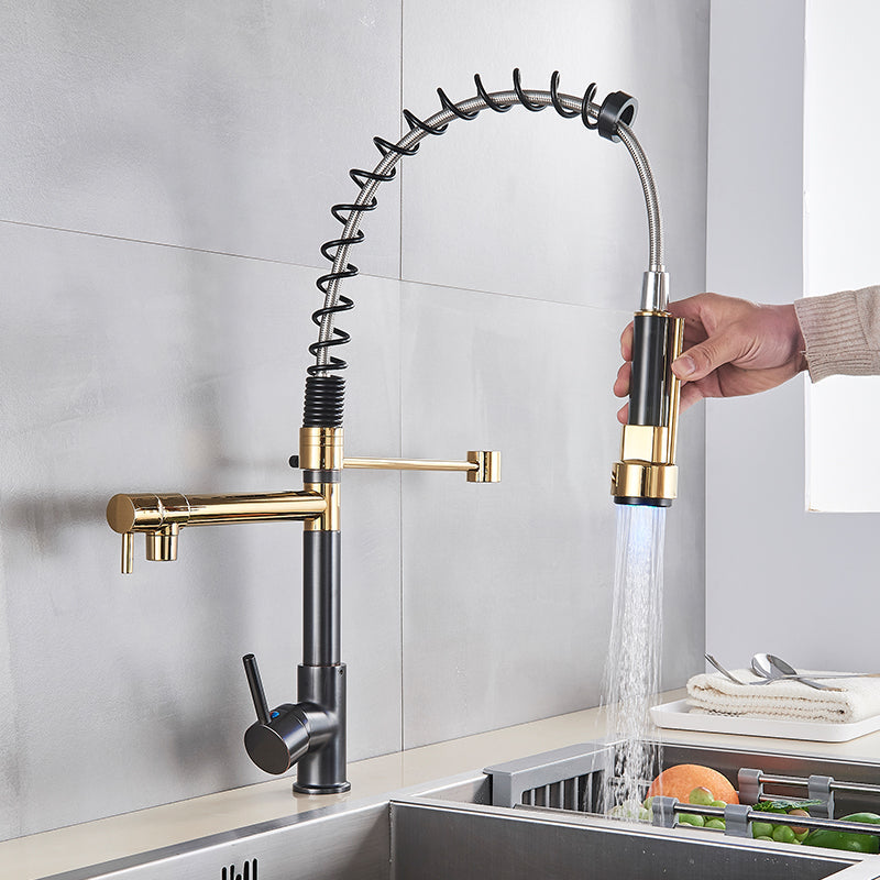 Dual Handle Kitchen Sink Faucet