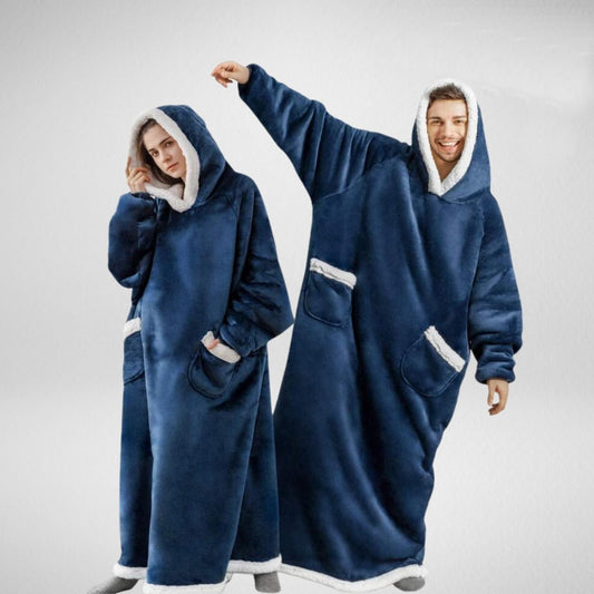 Soft Plush Hooded Blanket with Fleece Interior - Glamry