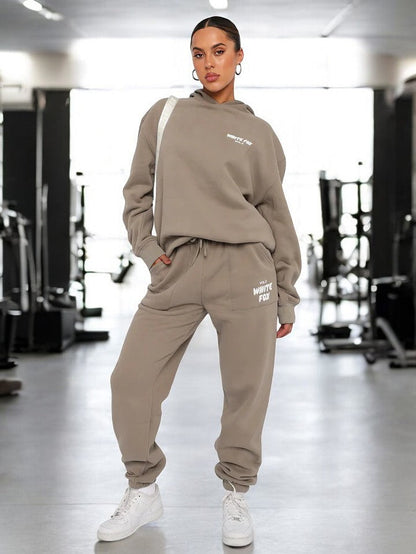 Stylish Women's Athletic Hoodie Set