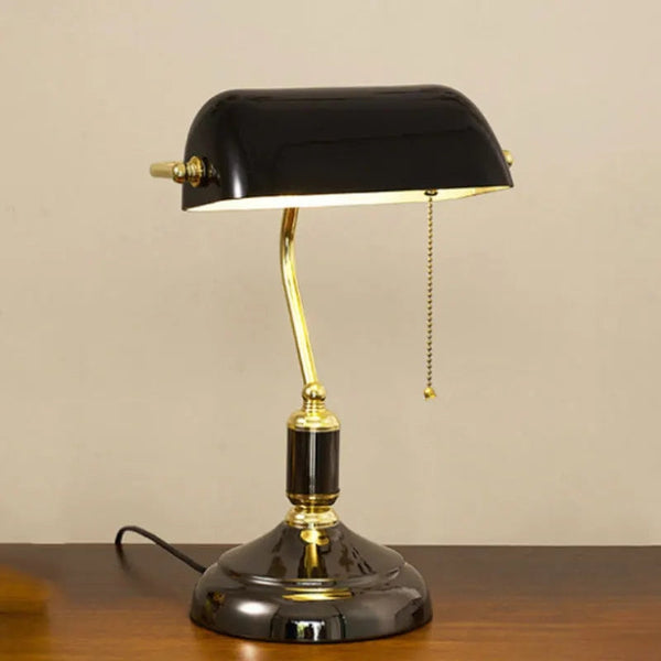 Elegant Clear Glass Desk Lamp