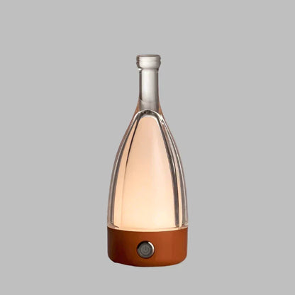 Warm Wine Bottle Desk Lamp
