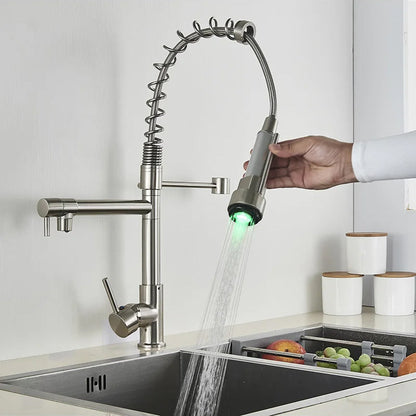 Dual Handle Kitchen Sink Faucet